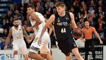 Real Madrid y Bilbao Basket, durante el partido