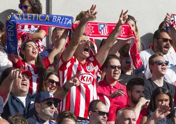 Brighton-Atlético de Madrid, en imágenes