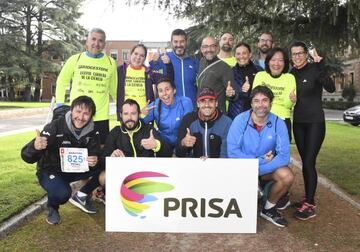El Club de Corredores de Prisa se estrenó oficialmente en una carrera. Compañeros de As, El País y Santillana participaron en la Carrera de la Ciencia.