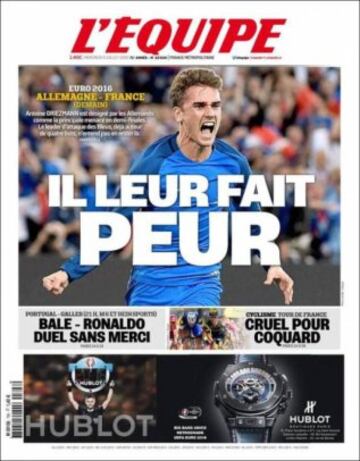 Portadas de la prensa mundial