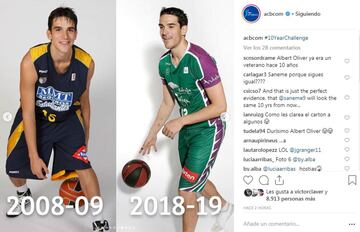 El #10yearschallenge de los deportistas