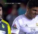 Casemiro se fue con calambres