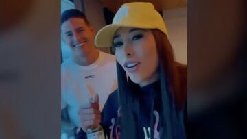 El regalazo de James a una freestyler y futbolista