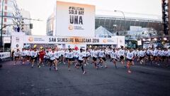 Inicio de la San Silvestre Vallecana. 