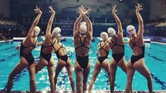 La madre Ona vuelve a competir en una sincro que mira a Tokio