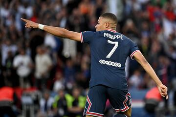 Paris Saint-Germain's French forward Kylian Mbappe 