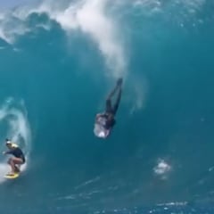 Justine Dupont: una de las salvadas del año en olas gigantes