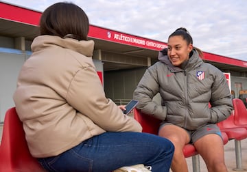 Fiamma Benítez durante la entrevista con AS. 