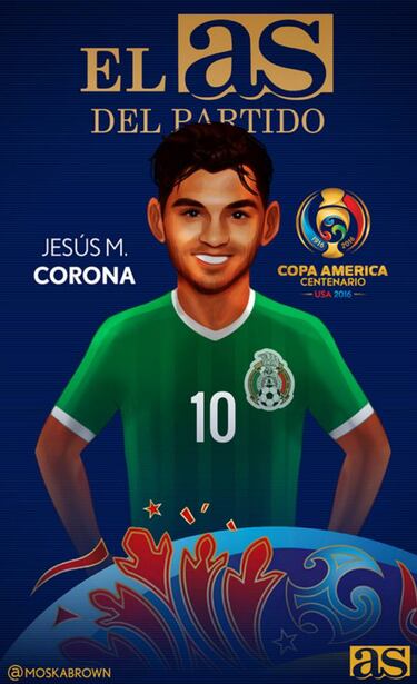 Jesús 'Tecatito' Corona, el AS del partido