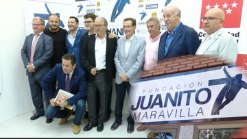 Del Bosque y Buyo inauguran la sede de la Fundación Juanito