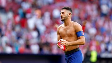 Koke, a la conclusión del partido entre el Atlético y la Real Sociedad.