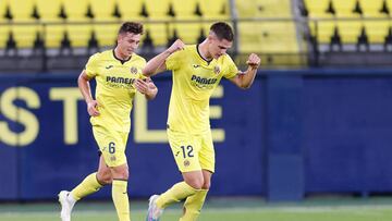 El defensa del filial amarillo hizo un partido muy completo ante una de las delanteras más potentes de la categoría. Además, la guinda a su buen trabajo fue el primer gol de su equipo.