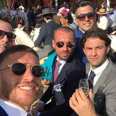 Sergio Ramos se pasea por la Feria de Abril