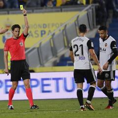 Valencia: 7 amarillas, 3 rojas y
2 penaltis desde el 'gol' de Messi