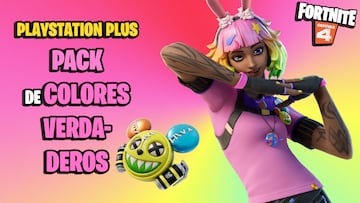 fortnite pack colores verdaderos nueva skin vivi croma gratis playstation plus