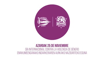 Video del Deportivo Alavés y el Saski Baskonia en el Día Internacional contra la Violencia de Género.