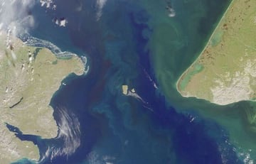 Las dos islas en medio del estrecho de Bering