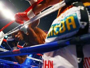 Combate entre Manny Pacquiao y Timothy Bradley Jr. en las Vegas por el título de peso welter de la Organización Mundial de Boxeo.