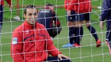 <b>RECUPERADO. </b>Diego Castro podrá entrenarse ya con el resto de sus compañeros en la sesión de hoy.