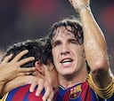 Puyol, de principio a fin en el Barça