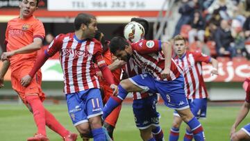 Sporting - Barcelona. Liga BBVA.