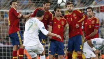 Cristiano y su Portugal serían un rival duro para España.