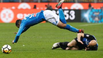 Napoli pierde el liderato en aburrido empate ante Inter