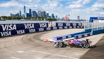 Sam Bird, en el ePrix de Nueva York. 