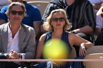 Caroline Roux en la final de Roland Garros 2024 disputada en la pista Court Philippe Chatrier de París.