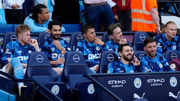 Tras consagrarse tricampeones de Premier League, Manchester City presentó una banca de lujo frente a Chelsea que, únicamente la superan cinco clubes en valor total.