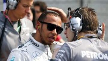 El piloto británico, durante el Gran Premio de China.