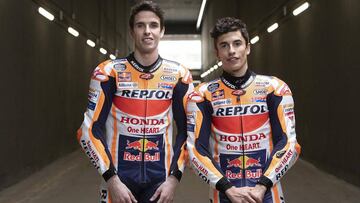 &Aacute;lex M&aacute;rquez y Marc M&aacute;rquez.