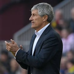 Setién, sobre el público en los estadios: "O todos o ninguno"