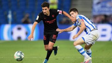 Navas se marcha de Zubeldia en Anoeta.