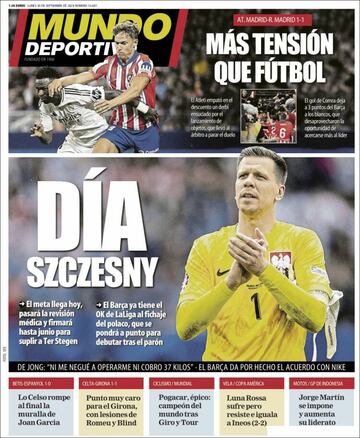 Las portadas tras el derbi