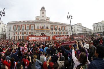 Los rojiblancos recorrieron la capital con final en Neptuno