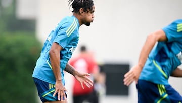 LOS ANGELES, CA - JULY 25: Weston McKennie of Juventus during a training session at LMU on July 25, 2022 in Los Angeles, United States. (Photo by Daniele Badolato - Juventus FC/Juventus FC via Getty Images)