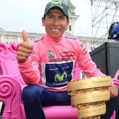 Nairo: "El objetivo es el Tour pero nos hace ilusión ganar el Giro"