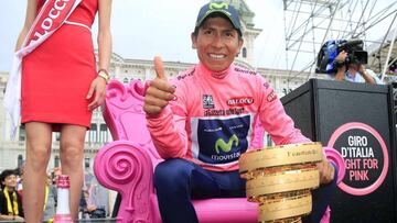 Nairo Quintana gan&oacute; el Giro de Italia en el a&ntilde;o 2014
