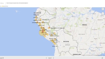 Mapa de casos por coronavirus por departamento en Perú: hoy, 24 de mayo