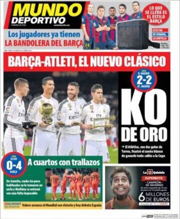 Portadas de la prensa deportiva