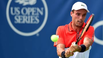 Roberto Bautista durante el torneo de Winston-Salem.