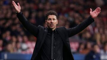 Simeone: "A seguir peleando y creyendo . Yo creo..."