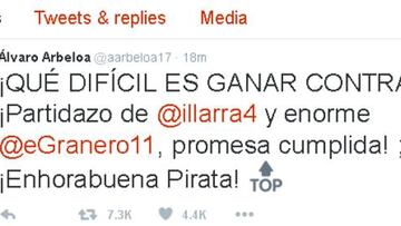 Dardo de Arbeloa: "?Qu¨¦ dif¨ªcil es ganar contra once!"