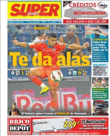 Portadas de la prensa deportiva