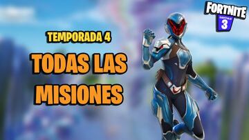 Todas las Misiones de Fortnite Temporada 4 y c&oacute;mo completarlas