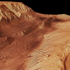 Descubren una cantidad inesperada de hielo de agua en Marte