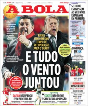 Portadas de la prensa mundial