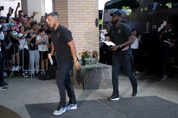 Eden Hazard y Antonio Rudiger.