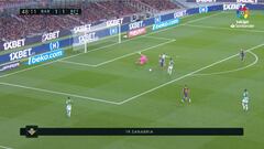 ¡Magia pura! El nuevo lujo de Messi ante el Betis de Bravo y Pellegrini